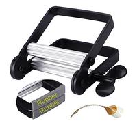 Spremi-dentifricio, in metallo, per artisti, parrucchieri, pittori, colore: nero