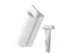Spremi-dentifricio magnetico da parete, dispenser manuale per dentifricio, senza trapano, con manico girevole, per schiuma detergente per di bellezza, ABS/silicone/magnete, 7,5 x 2,8 x 3,6 cm, 1