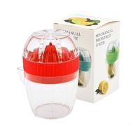 Spremi le bevande fresche alla limonata o all'arancia senza sforzo utilizzando questo leggero e portatile manuale spremiagrumi design (rosso)