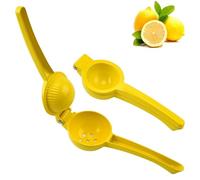 Spremi limone manuale in acciaio inossidabile, spremi lime con lime e spremiagrumi (colore casuale)