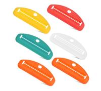 Spremi Tubetto Dentifricio 6 Pezzi in Plastica per Tubi | Uso Semplice, Riduce Sprechi, per Dentifricio e Lozione Mani, Formato Compatto, Colore Vivace