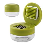 Spremiaglio | Design ergonomico, portatile con base rimovibile e contenitore di stoccaggio | Spremiaglio e trituratore | Adatto per noci di zenzero, mensa scolastica campeggio barbecue ristorante