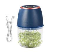 Spremiaglio elettrico | 350 ml Processore di verdure da cucina USB - Affettatrice portatile per cipolle per uso domestico | Per verdure Carne Cile Frutta Aglio Cipolla Fagioli Frutta