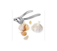 Spremiaglio in acciaio, spremi aglio per zenzero, utensile da cucina, spremiaglio facile da pulire e antiruggine, spremiaglio robusto, impugnatura ergonomica morbida e facile da spremere - di TRIXES