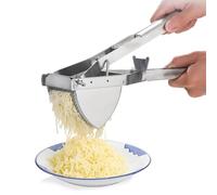 Spremiaglio Manuale Professionale con Maniglia Comoda, Schiacciapatate Acciaio Inox, Attrezzo per Purè Patate Cucina, Utensili Succo Limone Spremuto, Lavabile In Lavastoviglie Spremiagrumi Frutta