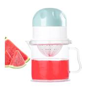 Spremiagrumi a mano per agrumi e frutta, senza polpa con colino per famiglia, campeggio, colazione, uso interno ed esterno