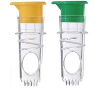 Spremiagrumi a Spirale Portatile con Beccuccio, Spremi Limone in PP Resistente per Cucina, Cocktail, Campeggio e Viaggio, Facile da Usare, Confezione da 2