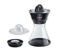Bosch MCP72GPB spremiagrumi Plastica, Acciaio inossidabile Nero, Trasparente