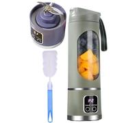 Spremiagrumi Con Display Digitale - Display LED Intelligente, Frullatore Multimodale Digitale Frullatore Portatile For Frutta Design A Prova Di Perdite For Frullati(Green)