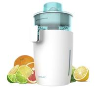 Cecotec Spremiagrumi Elettrico a Torre Zitrus TowerAdjust Easy 800 White. 800W, Filtro Polpa Regolabile, Filtro Inossidabile, 2 Coni Rimovibili, Accensione Automatica, Senza BPA, Antigoccia