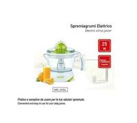 SPREMIAGRUMI ELETTRICO 25 WATT 700 ML PER SPREMUTE CON DOPPIO SENSO DI ROTAZIONE