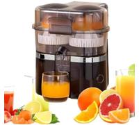 Spremiagrumi Elettrico Automatico Doppio per Arance e Limoni 400Ml per Estrazione Efficiente Facile da Pulire per Cucine Casalinghe black