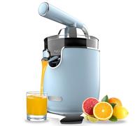 Cecotec Spremiagrumi Elettrico a Braccio Xqueeze RetroJuice 1000 Blu. 1000W, Filtro in Acciaio Inox, 2 Coni Rimovibili di 2 Dimensioni, Leva e Sistema Antigoccia, Arance, Lavabile in Lavastoviglie