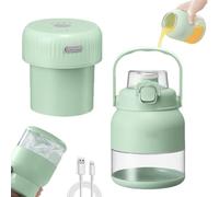 Spremiagrumi elettrico da 1,25 g, multifunzionale, di grande capacità, wireless, ricaricabile, USB, per frutta e frullati, da viaggio, con cannuccia e due coperchi (1)