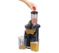 Spremiagrumi elettrico da 800 ml, 250 W, spremiagrumi a doppia porta, facile da pulire, spremiagrumi per frutta, 229 x 201 x 497 mm, velocità 58 giri/min, per famiglie