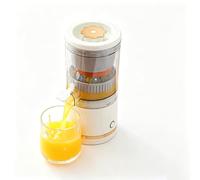 Spremiagrumi Elettrico Portatile, Spremiagrumi Ricaricabile da 7,4 V for Arancia e Pompelmo, Spremiagrumi e Limone, Frullatore Automatico Leggero con Contenitore Separatore(White)
