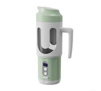 Spremiagrumi elettrico, ricarica wireless portatile con separatore di polpa e succo, per casa, ufficio, viaggi, bevande sane (doppia lama verde)