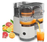 Spremiagrumi elettrico, spremiagrumi a freddo, spremiagrumi 3 in 1 con due teste e 8 lame per spremere frutta e verdura, accessorio essenziale da cucina