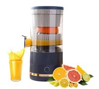 Spremiagrumi elettrico Spremiagrumi portatile multifunzionale Spremiagrumi di grande diametro Separazione del succo domestico Succo d'arancia fresco, Succo di limone, Succo di (Blue)