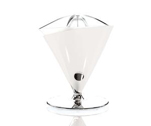 Spremiagrumi Elettrico VITA Bugatti con Caraffa in vetro soffiato temperato inclusa diametro 22,5xh 29 cm Capacità 0.6 litri Bianco Lucido bianco