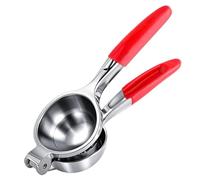 Spremiagrumi extra large in acciaio inossidabile - Spremiagrumi manuale resistente(Red)