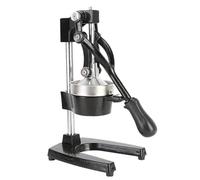 Spremiagrumi in ghisa, pressa manuale di qualità commerciale extra-large, spremiagrumi da banco for impieghi gravosi spremi melograno(Black)