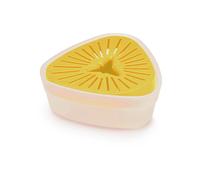 SPREMIAGRUMI JOSEPH JOSEPH Duo, 140 ml, 140 ml, Recipiente succo da 140 ml, in Polipropilene, gomma termoplastica, Giallo, Trasparente