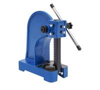 Spremiagrumi manuale 1T, pressa a rotante, per officina, con leva manuale, di precisione, altezza massima: 140 mm, per fori di punzonatura, piegatura, allungamento, stampaggio