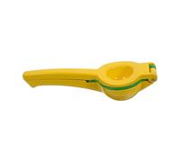 Spremiagrumi Manuale 2 in 1 in Lega di Alluminio per Agrumi | Leva Robusta, Finitura Liscia, per Limoni e Mandarini, Uso Domestico e Picnic, Colore Giallo