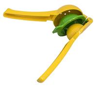 Vin Bouquet FIK 476 2 in 1, Spremiagrumi Manuale Portatile per Arance, Limoni, Lime, Acciaio Inossidabile, Giallo, Verde