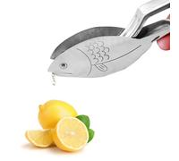Spremiagrumi Manuale a Forma di Pesce da Cucina in Acciaio Inossidabile, Spremiagrumi e Spremiagrumi Portatile, per Arancia, Limone, Lime, Melograno, Agrumi(#1)
