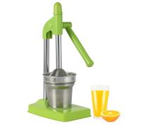 Spremiagrumi manuale a leva, Spremiagrumin, Spremi Melograno, acciaio inox, facile da pulire, estrattore di succo fresco per casa e cucina (Verde)
