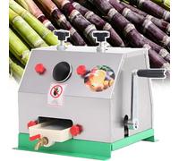 Spremiagrumi Manuale Commerciale per Canna da Zucchero e Zenzero 150 kg/H, Estrattore Gambo Intero Non Sbucciato, Acciaio Inox Pesante per Venditori Ambulanti, Ristoranti e Uso Domestico