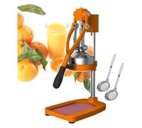 Spremiagrumi manuale - Estrattore di spremiagrumi arancione in acciaio inox per spremere facilmente gli agrumi