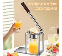 Spremiagrumi manuale in acciaio inossidabile 304 per uso alimentare, manico ergonomico compatto e minimalista in EVA