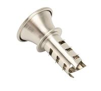 Spremiagrumi Manuale in Acciaio Inossidabile 304, Utensile per Succo da Cucina con Beccuccio a Tromba, Adatto per Limoni e Arance, Compatto e Facile da Pulire