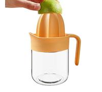 Spremiagrumi manuale in acciaio inossidabile, pratico spremiagrumi per la casa, ideale per preparare bevande sane, compatto e durevole con manico comodo per una pressatura efficace