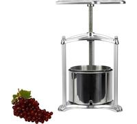 Spremiagrumi manuale, in acciaio inox, 6 l, per estrarre succhi ed estratti di erbe a casa