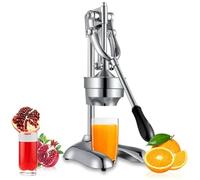 Spremiagrumi manuale in acciaio inox, resistente, per arance, limoni, lime, melograni, ideale per uso domestico e ristorante