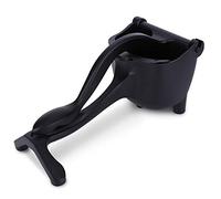 Spremiagrumi manuale in lega di alluminio, spremiagrumi robusto per limoni e arance, ideale per la di casa; spremitore a leva con filtro, adatto per limoni, arance, pompelmi (Nera)