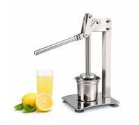 Spremiagrumi Manuale Non Elettrico, Acciaio Inossidabile | Con Base A Ventosa, Tazza Staccabile For Uso Domestico E In Piccoli Bar