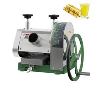 Spremiagrumi manuale per canna da zucchero in acciaio inox, con porta di alimentazione e scatola filtro, manico regolabile, uscita 50 kg all'ora, per sorgo dolce e zenzero