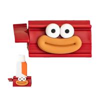 Spremiagrumi manuale per dentifricio - Strumento a rullo per viso sorridente | Clip da bagno facile presa per tubi, bambini e adulti, risparmio di prodotto, accessorio da bagno divertente e