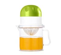 Spremiagrumi manuale per limoni e arance - estrattore di succo portatile per frutta | uso domestico ed esterno senza polpa con setaccio per famiglia amici campeggio pic-nic colazione