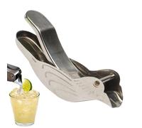 Spremiagrumi manuale portatile, pratico spremiagrumi a forma di , in acciaio inox, spremiagrumi per agrumi, lime, , gadget da cucina