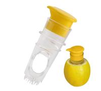 Spremiagrumi Manuale, Portatile Spremi Limone Con Tappo, contenitore arancione con tappo a vite con filtro integrato, Spruzzatore Per Limone E Lime per limonis e Altri Tipi di Agrumi