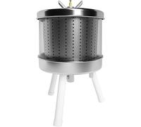 Spremiagrumi manuale, pressa idraulica in acciaio inox con paraspruzzi per fare succo e vino