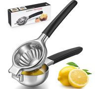 Spremiagrumi Manuale, Sopito Spremi Limone in Acciaio Inossidabile Solido e Resistente alla Ruggine per Cucine e Bar, Spremiagrumi Antiscivolo