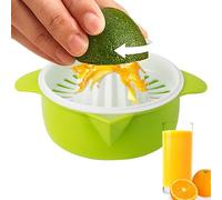 Spremiagrumi manuale, spremiagrumi manuale, con filtro integrato a ciotola, strumento per spremere bevande fresche, facile da pulire, gadget da cucina compatto per l'uso quotidiano, senza bisogno di