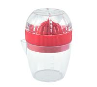Spremiagrumi manuale, spremiagrumi portatile, con misurino, pratico gadget da cucina per la casa e i viaggi, efficiente spremiagrumi per estratti freschi di limone, lime e succo d'arancia